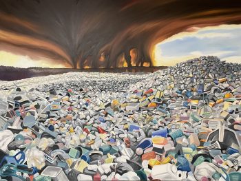 LANDFILL & WILDFIRE SMOKE 72 x 120 in.