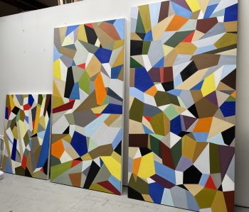 MOSAIC 48 x 36 in, 88 x 44 in, 84 x 42 in.