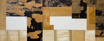TOTOWA, oil on canvas, 29 x 72 in.